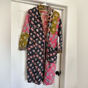 One of a kind cotton NWT Kantha Jacket